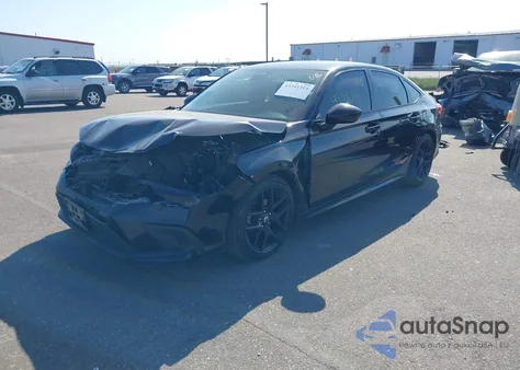 2022 Honda Civic Sport из США, поврежденный, VIN 2HGFE2F51NH560348